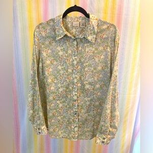 Floral Long-Sleeve Shirt